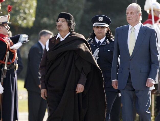 Gadafi visita Espa&ntilde;a