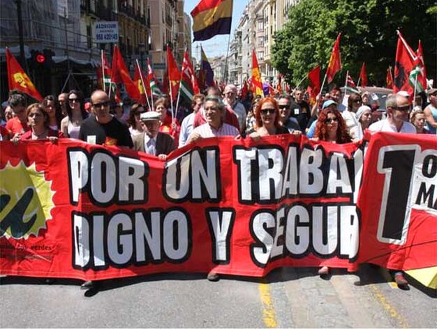 Manifestaci&oacute;n del Primero de Mayo en Granada