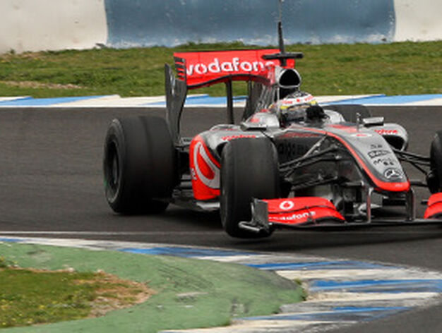 Pedro Mart&iacute;nez de la Rosa marc&oacute; el s&eacute;ptimo tiempo con el McLaren.

Foto: Juan Carlos Toro