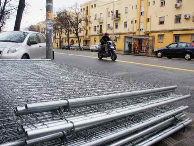 Las calles afectadas est&aacute;n preparadas para las obras.

Foto: Victoria Hidalgo