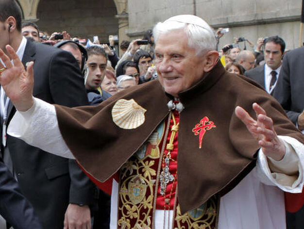 Benedicto XVI en Santiago de Compostela.

Foto: Efe