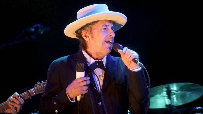 Bob Dylan, durante un concierto en 2012.