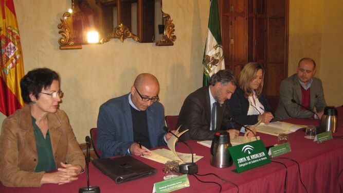 La rúbrica del convenio tuvo lugar hace unos días en la Delegación del Gobierno de la Junta de Andalucía.