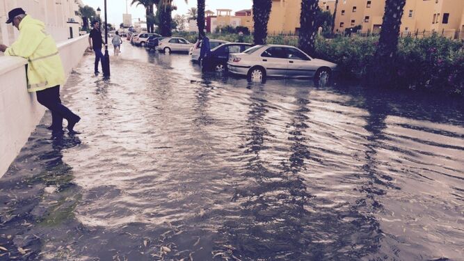 Las inundaciones son una constante en Vera cuando se producen lluvias torrenciales.