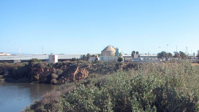 Vista de la estación depuradora del municipio de El Ejido.