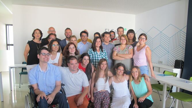 Participantes de la primera Lanzadera de Empleo de Almería, a punto de concluir