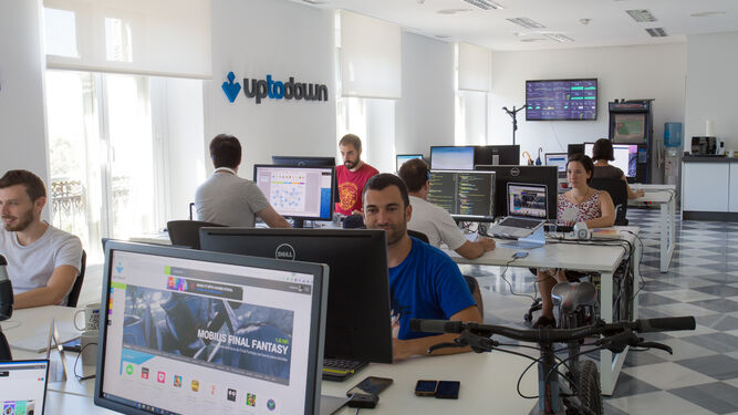Oficina de Uptodown.com en Málaga.