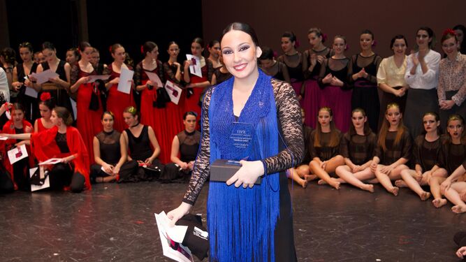 Ganadora del primer premio de Baile flamenco nivel 1.