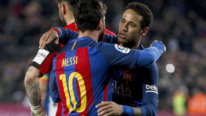 Messi y Neymar .