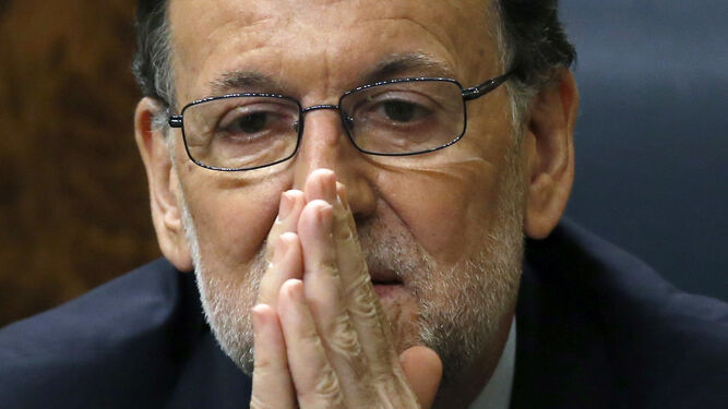 Maríano Rajoy, en el Congreso de los Diputados.