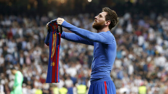 Messi celebra el definitivo 2-3.
