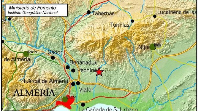 El epicentro del terremoto estuvo en Viator.