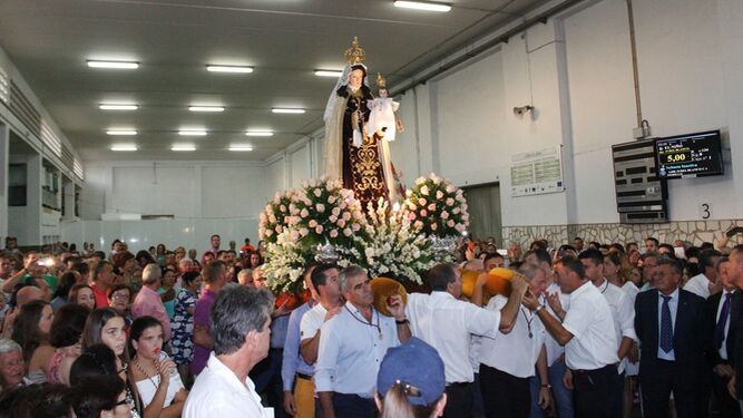 La Virgen del Carmen es todo un símbolo festivo de la localidad.
