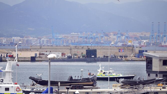 Gibraltar acoge otro submarino nuclear