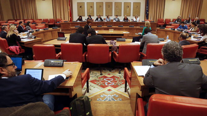 Imagen de una reunión de la comisión del Pacto de Toledo, el pasado mes de noviembre.