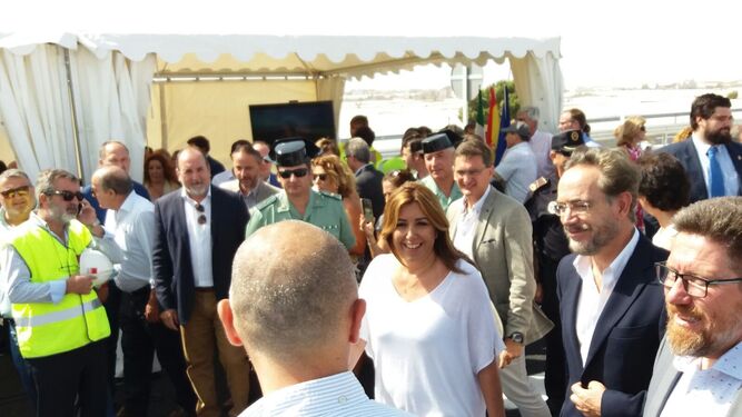 La presidenta inaugura el penúltimo tramo de la variante de Roquetas