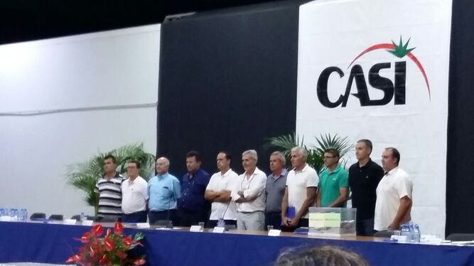 Imagen del Consejo Rector de CASI, con Miguel Vargas en el centro
