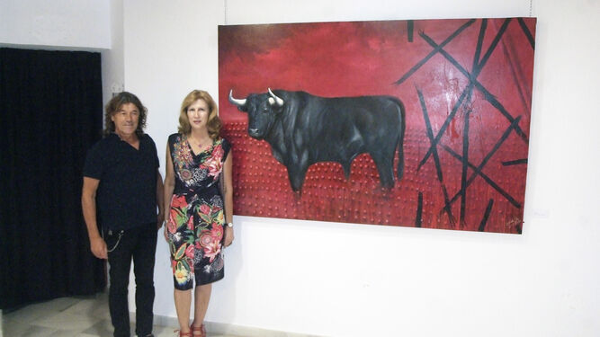 Waldi, Mar&Poza, Mariquina Ramos y Juan Ibáñez, los cuatro artistas que exponen en el Castillo.