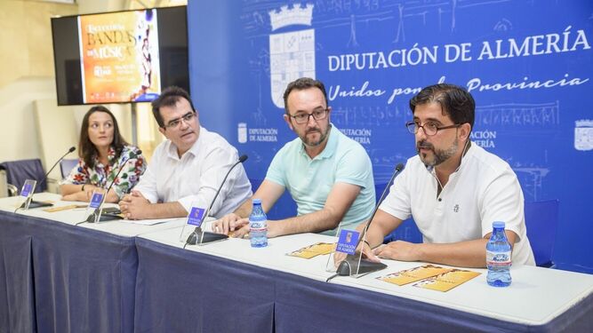 Concepción Pérez, Antonio Jesús Rodríguez, Ángel Collado y Víctor Ginés Castaño.