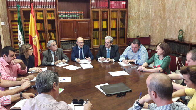 El director de la AICA, José Miguel Herrero, vino a Almeria los pasados 23 de febrero y 18 de mayo.