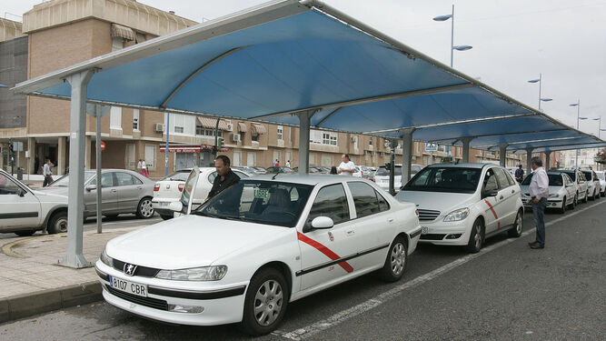 Parada de taxis de Almería.