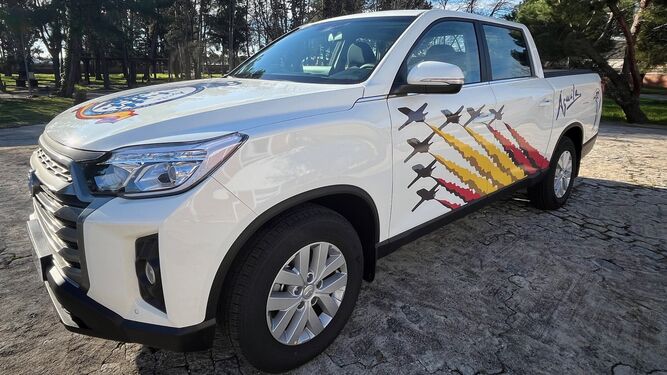 El Musso Sports de Ssangyong se convierte en el coche de la Patrulla Águila