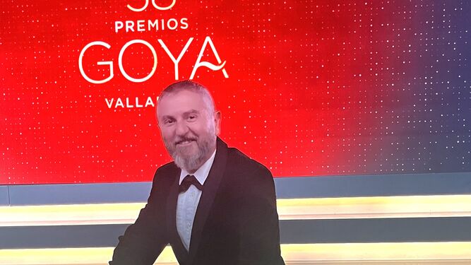 Luis Serrano en la gala de los Premios Goya.