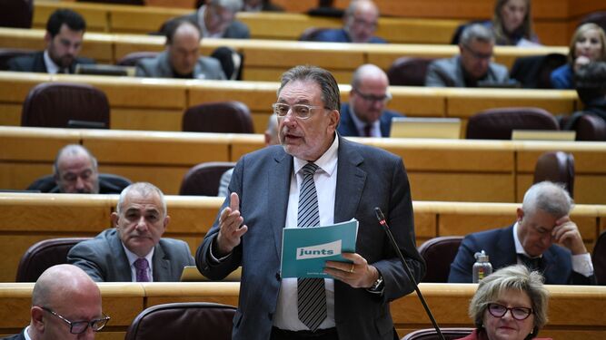 Josep Lluís Cleries, portavoz de Junts en el Senado.