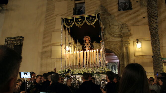 La Virgen de Los Dolores, en Albox.