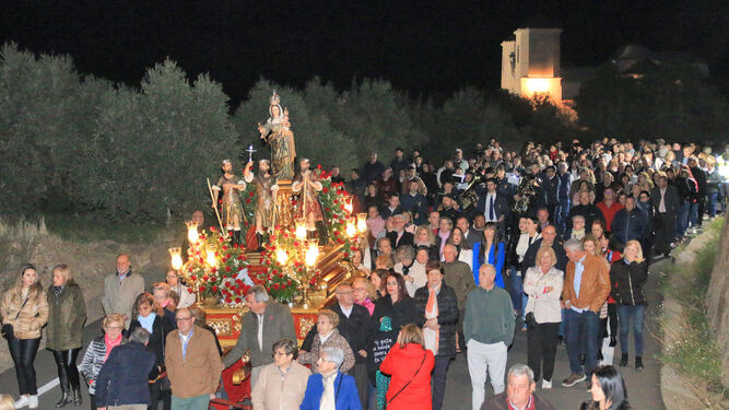 La procesión de la Traída de los Santos Mártires tendrá lugar esta noche.